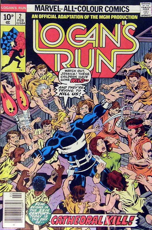 Cover of Logans Run (Vol 1) #2. One of 250,000 Vintage American Comics on sale from Krypton!