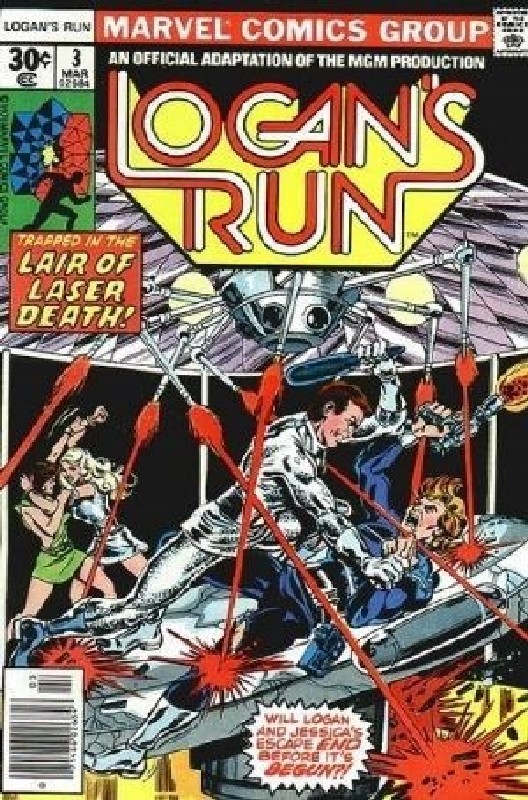 Cover of Logans Run (Vol 1) #3. One of 250,000 Vintage American Comics on sale from Krypton!