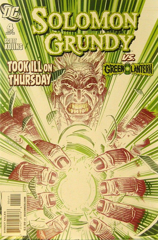 Cover of Soloman Grundy (2009 Ltd) #4. One of 250,000 Vintage American Comics on sale from Krypton!