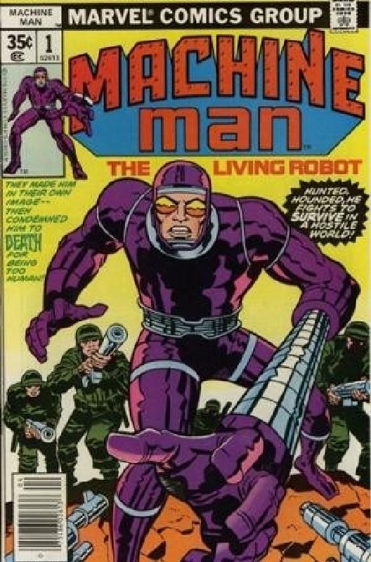 Cover of Machine Man (Vol 1) #1. One of 250,000 Vintage American Comics on sale from Krypton!