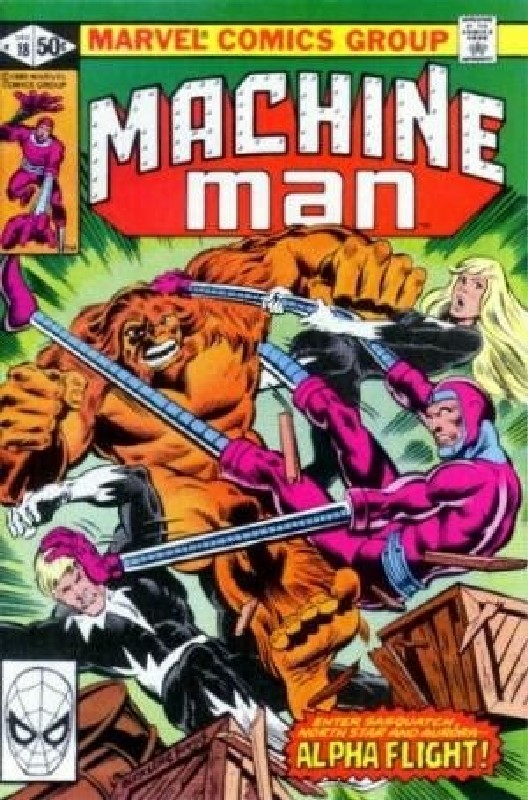 Cover of Machine Man (Vol 1) #18. One of 250,000 Vintage American Comics on sale from Krypton!