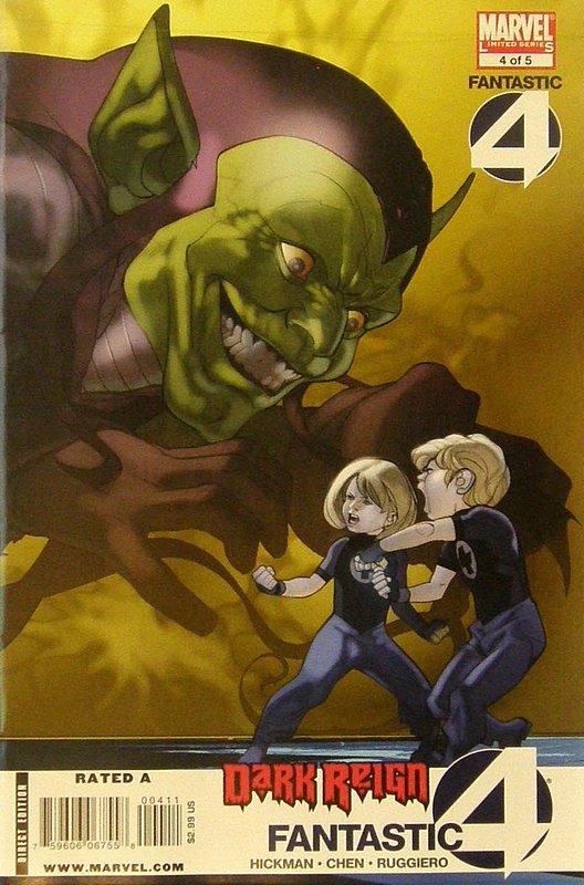 Cover of Dark Reign: Fantastic Four (2009 Ltd) #4. One of 250,000 Vintage American Comics on sale from Krypton!