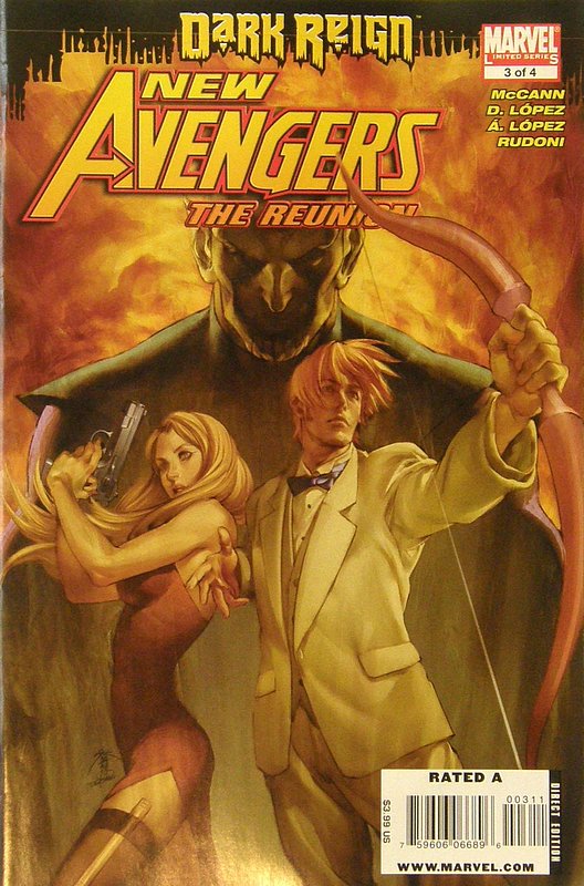 Cover of New Avengers: The Reunion (2009 Ltd) #3. One of 250,000 Vintage American Comics on sale from Krypton!