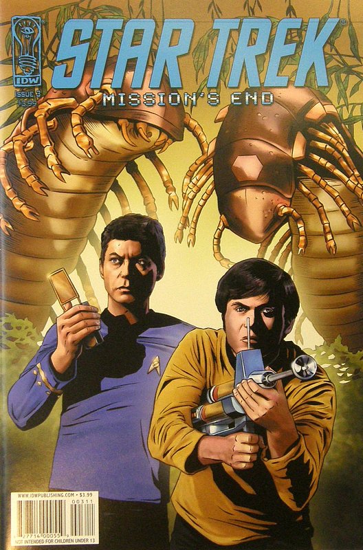 Cover of Star Trek: Missions End (2009 Ltd) #3. One of 250,000 Vintage American Comics on sale from Krypton!