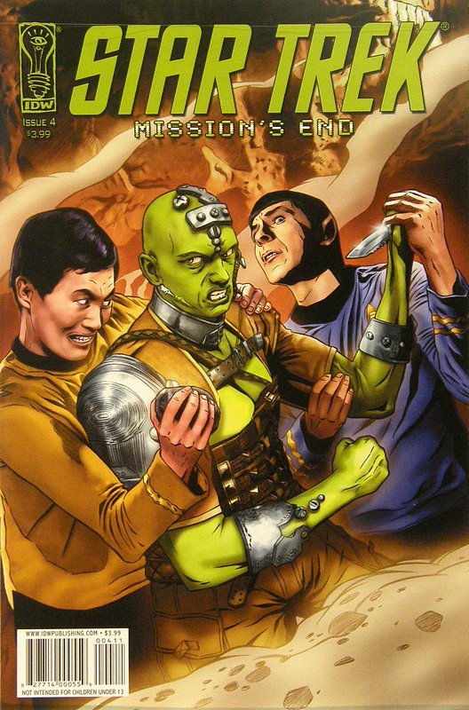 Cover of Star Trek: Missions End (2009 Ltd) #4. One of 250,000 Vintage American Comics on sale from Krypton!