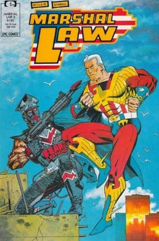 Cover of Marshal Law (Vol 1) #2. One of 250,000 Vintage American Comics on sale from Krypton!