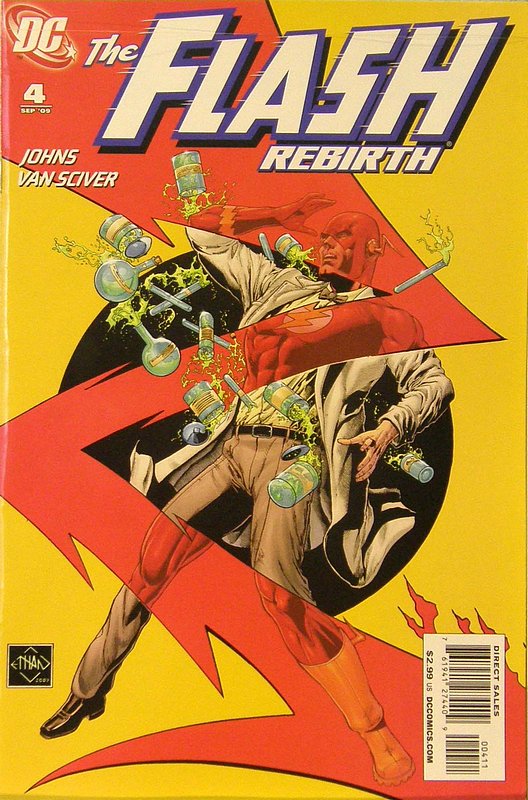 Cover of Flash: Rebirth (2009 Ltd) #4. One of 250,000 Vintage American Comics on sale from Krypton!
