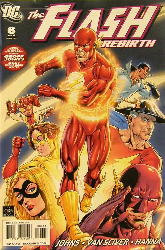 Cover of Flash: Rebirth (2009 Ltd) #6. One of 250,000 Vintage American Comics on sale from Krypton!