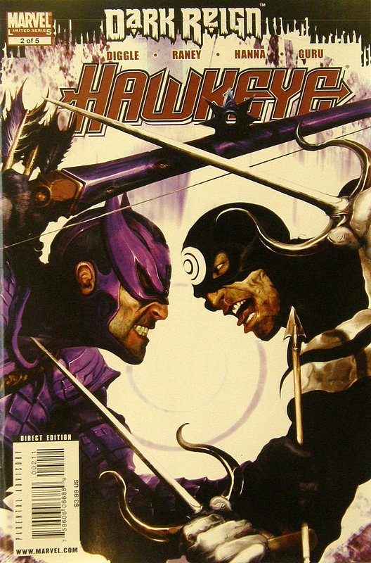 Cover of Dark Reign: Hawkeye (2009 Ltd) #2. One of 250,000 Vintage American Comics on sale from Krypton!