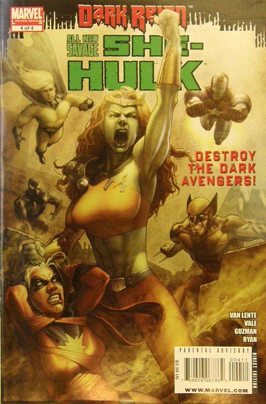 Cover of She-Hulk - The All New Savage (2009 Ltd) #4. One of 250,000 Vintage American Comics on sale from Krypton!