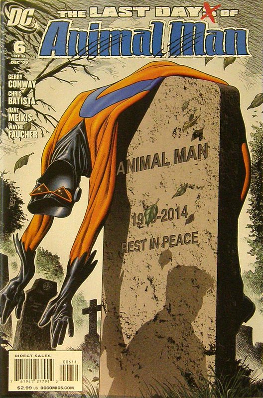 Cover of Last Days of Animal Man (2009 Ltd) #6. One of 250,000 Vintage American Comics on sale from Krypton!