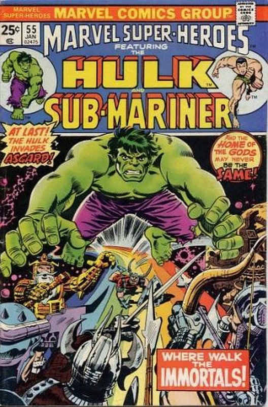 Cover of Marvel Super-Heroes (Vol 1) #55. One of 250,000 Vintage American Comics on sale from Krypton!