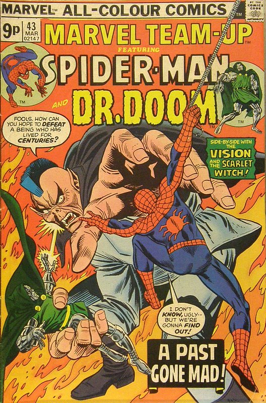 Cover of Marvel Team-up (Vol 1) #43. One of 250,000 Vintage American Comics on sale from Krypton!
