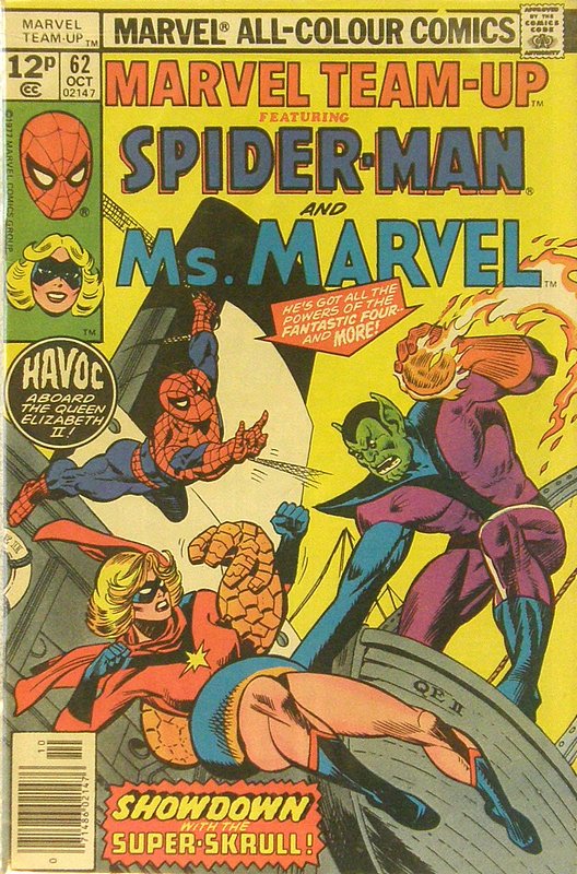 Cover of Marvel Team-up (Vol 1) #62. One of 250,000 Vintage American Comics on sale from Krypton!