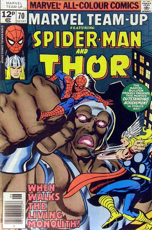 Cover of Marvel Team-up (Vol 1) #70. One of 250,000 Vintage American Comics on sale from Krypton!