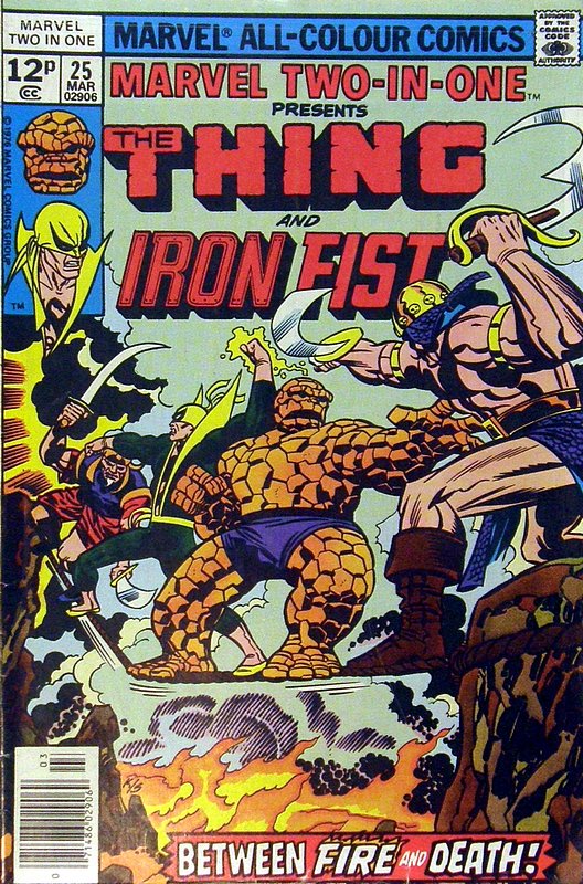 Cover of Marvel Two-in-one (Vol 1) #25. One of 250,000 Vintage American Comics on sale from Krypton!