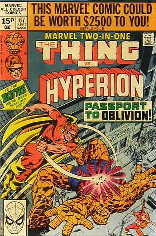 Cover of Marvel Two-in-one (Vol 1) #67. One of 250,000 Vintage American Comics on sale from Krypton!