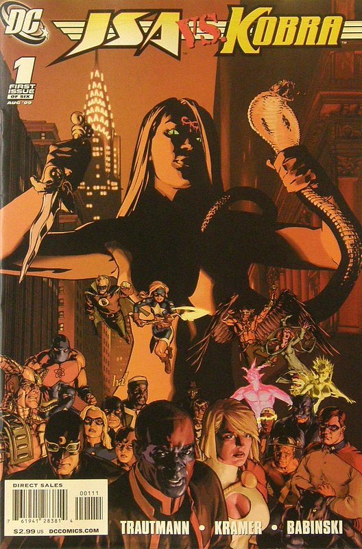 Cover of JSA vs Kobra: Engines of Faith (2009 Ltd) #1. One of 250,000 Vintage American Comics on sale from Krypton!