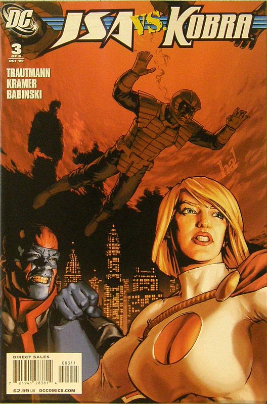 Cover of JSA vs Kobra: Engines of Faith (2009 Ltd) #3. One of 250,000 Vintage American Comics on sale from Krypton!
