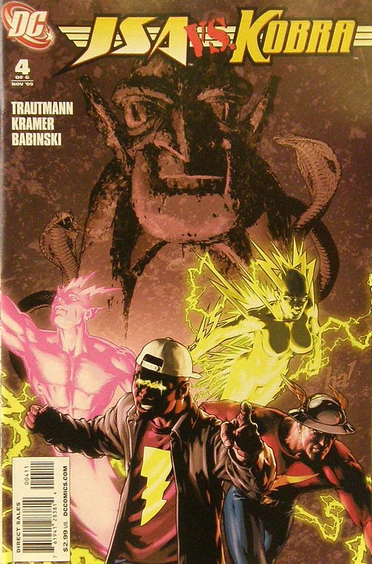 Cover of JSA vs Kobra: Engines of Faith (2009 Ltd) #4. One of 250,000 Vintage American Comics on sale from Krypton!