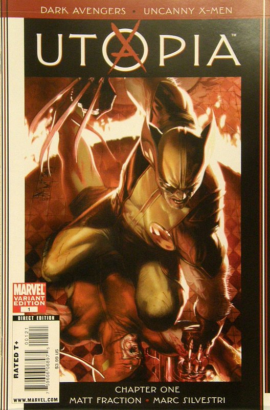 Cover of Dark Avengers/Uncanny X-Men: Utopia #1. One of 250,000 Vintage American Comics on sale from Krypton!