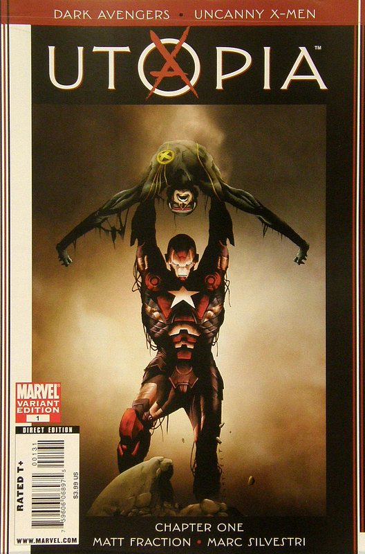 Cover of Dark Avengers/Uncanny X-Men: Utopia #1. One of 250,000 Vintage American Comics on sale from Krypton!