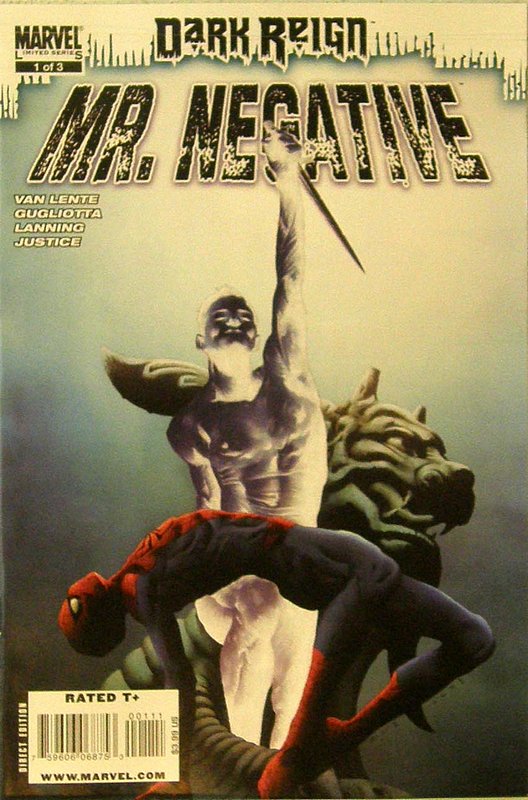 Cover of Dark Reign: Mister Negative (2009 Ltd) #1. One of 250,000 Vintage American Comics on sale from Krypton!