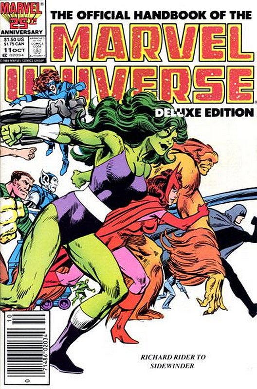 Cover of Marvel Universe (Vol 2) Official Handbook Deluxe #11. One of 250,000 Vintage American Comics on sale from Krypton!