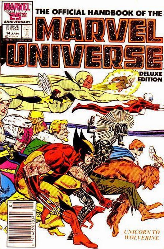 Cover of Marvel Universe (Vol 2) Official Handbook Deluxe #14. One of 250,000 Vintage American Comics on sale from Krypton!