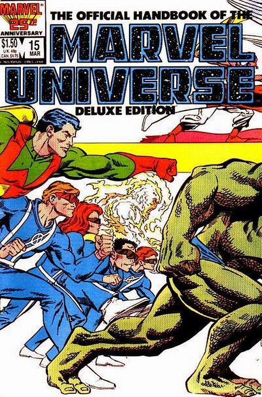 Cover of Marvel Universe (Vol 2) Official Handbook Deluxe #15. One of 250,000 Vintage American Comics on sale from Krypton!
