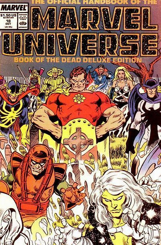 Cover of Marvel Universe (Vol 2) Official Handbook Deluxe #18. One of 250,000 Vintage American Comics on sale from Krypton!