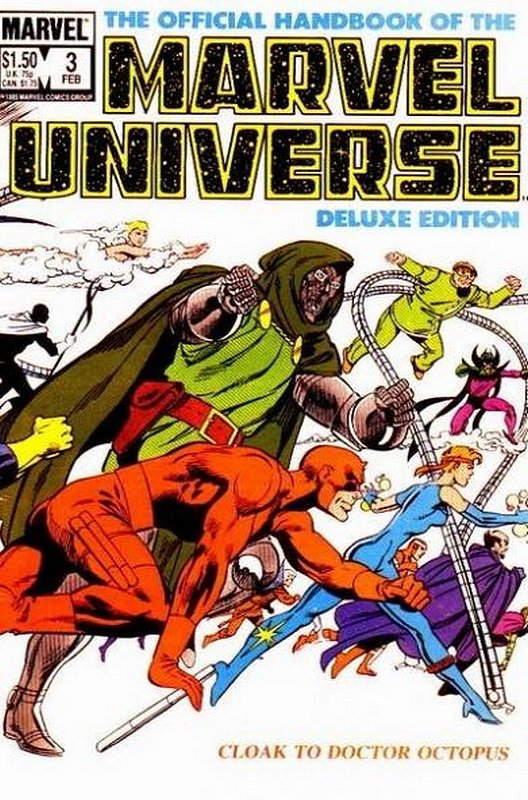Cover of Marvel Universe (Vol 2) Official Handbook Deluxe #3. One of 250,000 Vintage American Comics on sale from Krypton!