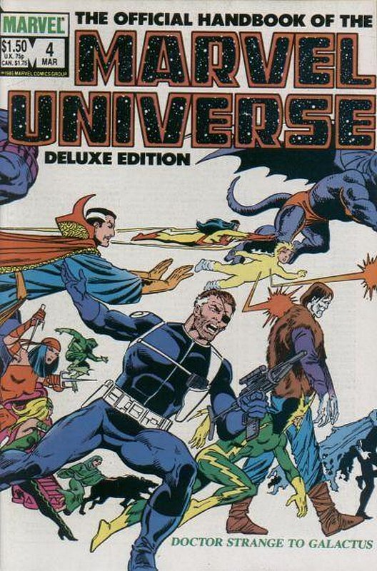 Cover of Marvel Universe (Vol 2) Official Handbook Deluxe #4. One of 250,000 Vintage American Comics on sale from Krypton!