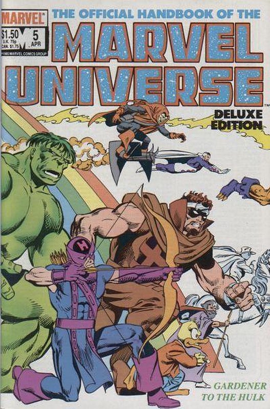 Cover of Marvel Universe (Vol 2) Official Handbook Deluxe #5. One of 250,000 Vintage American Comics on sale from Krypton!
