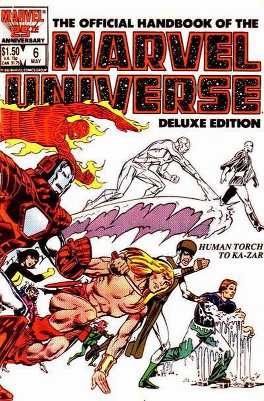 Cover of Marvel Universe (Vol 2) Official Handbook Deluxe #6. One of 250,000 Vintage American Comics on sale from Krypton!
