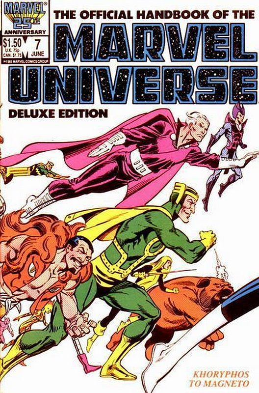 Cover of Marvel Universe (Vol 2) Official Handbook Deluxe #7. One of 250,000 Vintage American Comics on sale from Krypton!