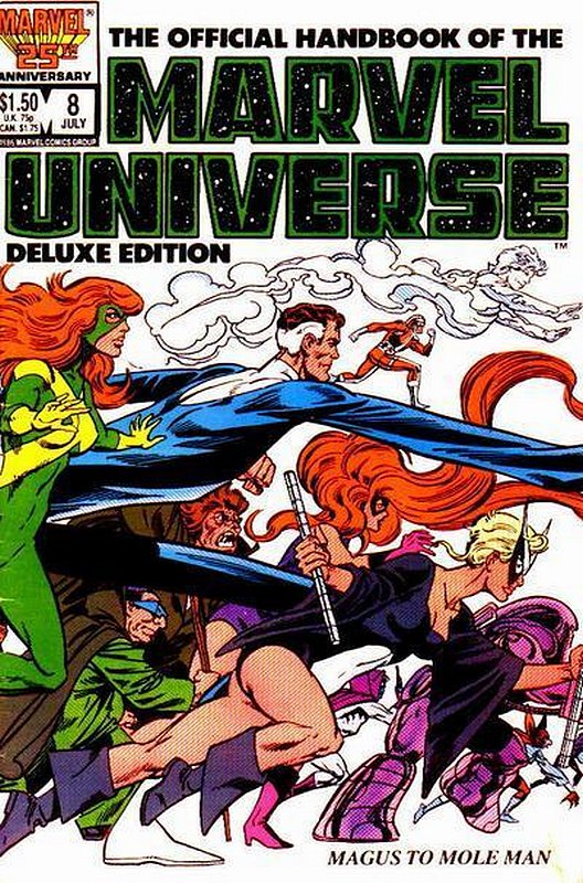 Cover of Marvel Universe (Vol 2) Official Handbook Deluxe #8. One of 250,000 Vintage American Comics on sale from Krypton!