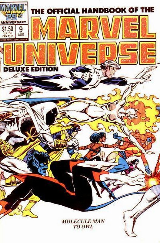 Cover of Marvel Universe (Vol 2) Official Handbook Deluxe #9. One of 250,000 Vintage American Comics on sale from Krypton!