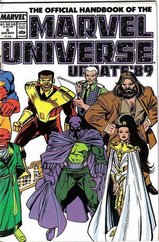 Cover of Marvel Universe (Vol 3) Official Handbook Update #6. One of 250,000 Vintage American Comics on sale from Krypton!