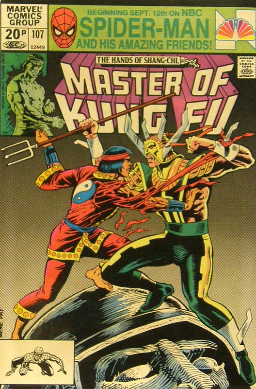Cover of Master of Kung Fu (Vol 1) #107. One of 250,000 Vintage American Comics on sale from Krypton!