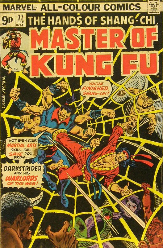 Cover of Master of Kung Fu (Vol 1) #37. One of 250,000 Vintage American Comics on sale from Krypton!