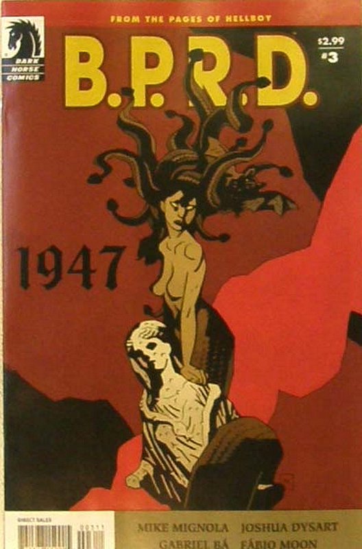 Cover of BPRD: 1947 (2009 Ltd) #3. One of 250,000 Vintage American Comics on sale from Krypton!