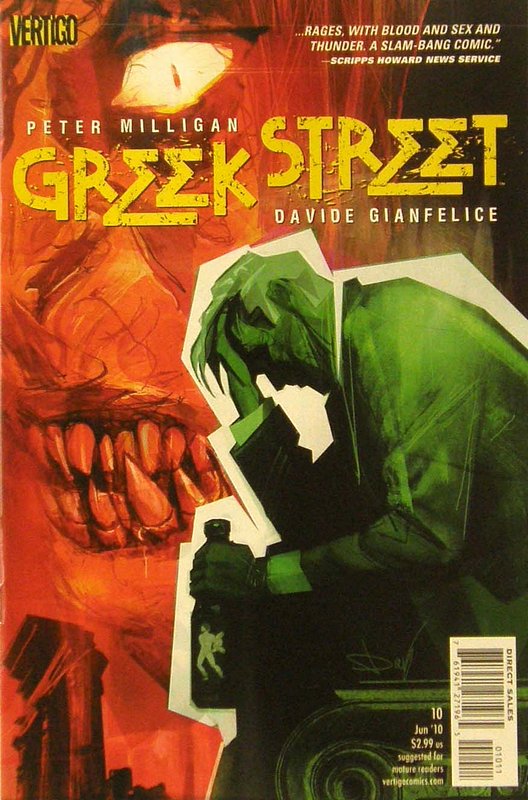 Cover of Greek Street (Vol 1) #10. One of 250,000 Vintage American Comics on sale from Krypton!