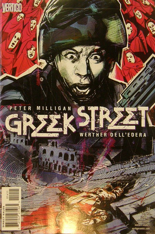 Cover of Greek Street (Vol 1) #14. One of 250,000 Vintage American Comics on sale from Krypton!