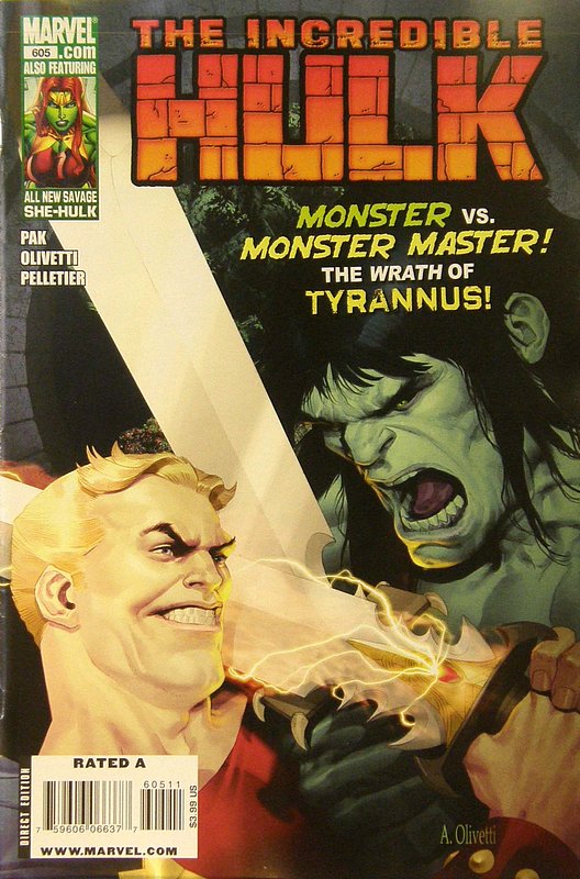 Cover of Incredible Hulk (Vol 4) #605. One of 250,000 Vintage American Comics on sale from Krypton!