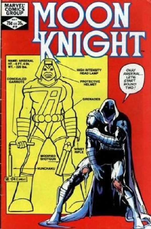 Cover of Moon Knight (Vol 1) #19. One of 250,000 Vintage American Comics on sale from Krypton!