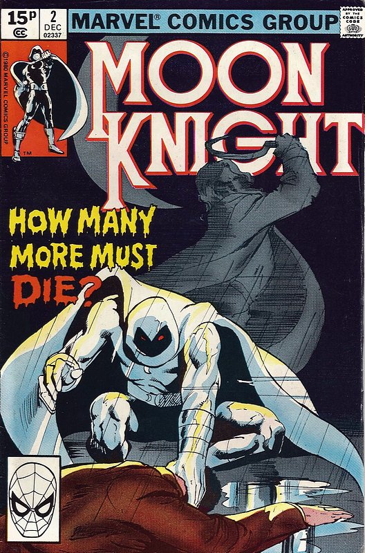Cover of Moon Knight (Vol 1) #2. One of 250,000 Vintage American Comics on sale from Krypton!