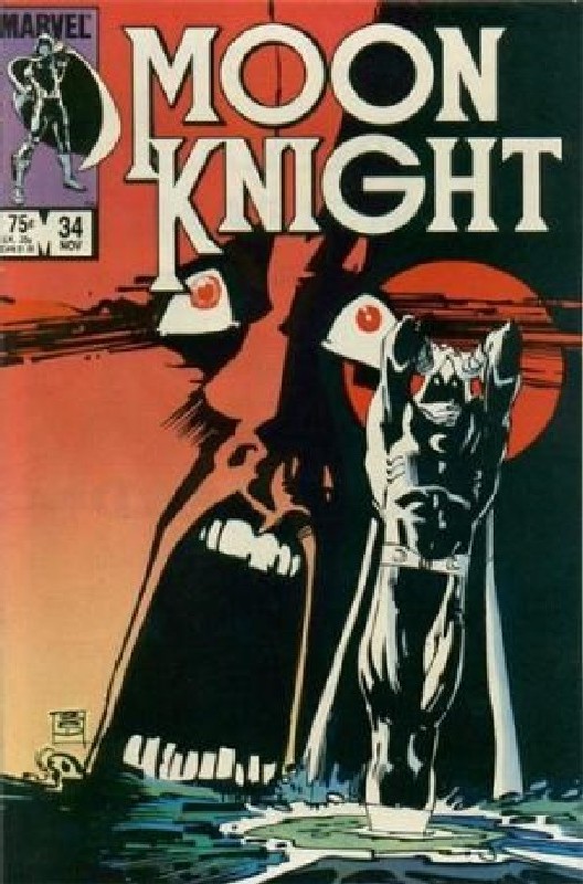 Cover of Moon Knight (Vol 1) #34. One of 250,000 Vintage American Comics on sale from Krypton!