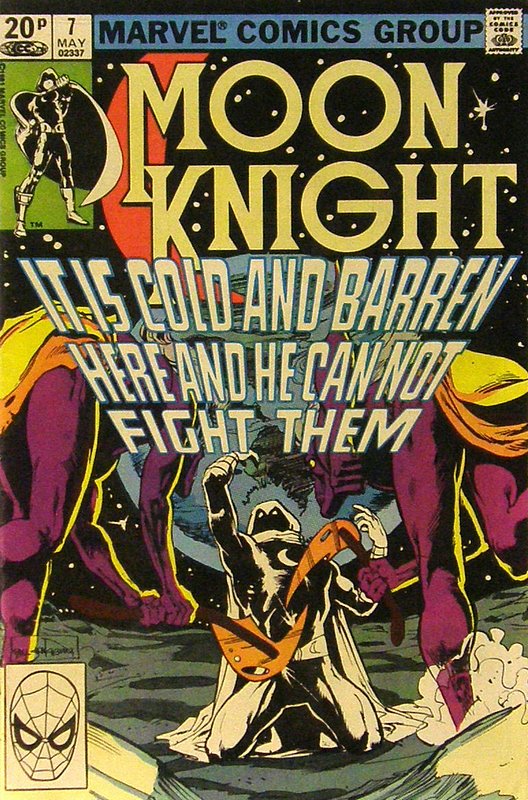 Cover of Moon Knight (Vol 1) #7. One of 250,000 Vintage American Comics on sale from Krypton!