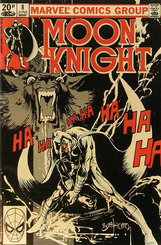 Cover of Moon Knight (Vol 1) #8. One of 250,000 Vintage American Comics on sale from Krypton!